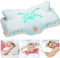 Elviros Orthopädisches Kissen aus Memory Foam, Seitenschläferkissen Nackenstützkissen Kopfkissen Nackenschmerzen Ergonomisches Schlafkissen für Nacken-und Schulterschmerzen 64 x 12,5/10,5 x 38cm, Blau