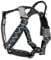 Hurtta Razzle-Dazzle Y-Geschirr für Hunde, gepolstert, 100% recyceltes Polyester, Schwarz, 65-80 cm
