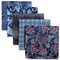 Shlax&Wing 5 Pieces Assorted Herren Einstecktücher Handkerchiefs Set (HSET-58)