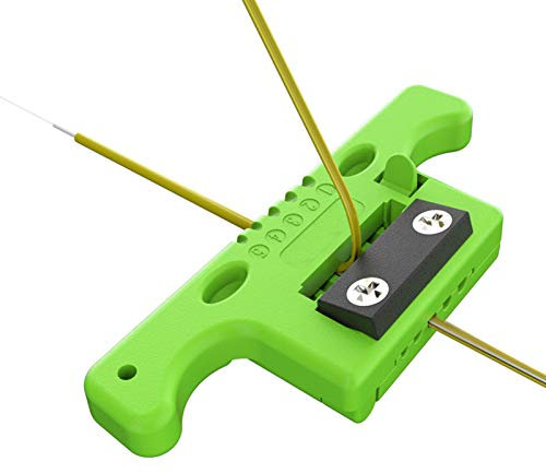 Dpofirs Pelacables de Cinta para Cables para Tubos Sueltos MAST5, ABS Separador de Cables Profesional para Múltiples para Bricolaje, Pelacables Portátil para Fibra Pelada 1.9~3.0 mm