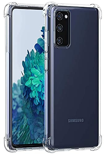 CoolGadget Rugged Handyhülle für Samsung Galaxy S20 FE Rugged Case, stoßdämpfende TPU Hülle Transparent Klar, kompatibel mit Samsung Galaxy S20 FE (6,5 Zoll)