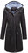 YUNCLOS Femme Manteau Imperméable Elégant Coupe-Vent à Capuche Long Veste de Pluie Slim Fit Couleur Unie ,Noir,XXL