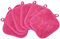 BloomSesame Lot de 12 chiffons démaquillants réutilisables en microfibre douce pour le visage, les yeux, les lèvres - 5 x 5inch - Rose foncé