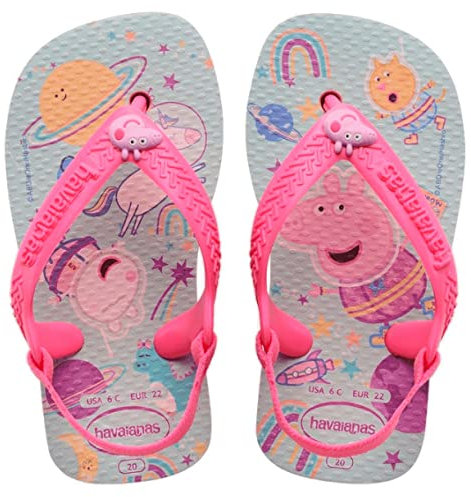 Havaianas Mixte bébé HAV. Baby Peppa Pig Tongues, Ballet Rose, 21/20