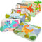 EKKONG Kinderpuzzle, 5 Bilds Dinosaurier Holzpuzzle für Kinder, Holzpuzzle ab 3 4 5 Jahren, Montessori Spielzeug Puzzle, Geschenk für Jungen Mädchen