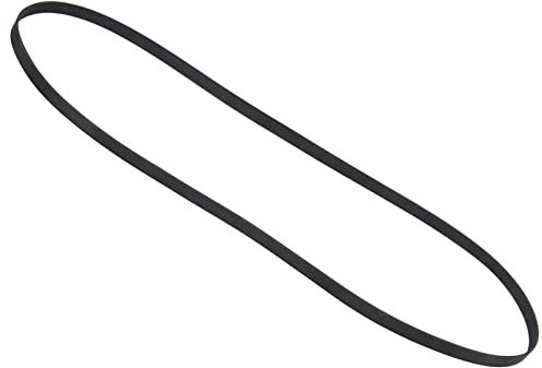 Alomejor Black Record Player Turntable Belt Replacement Rubber Recorder Drive Belt 49cm Length