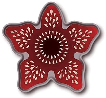 Genuine Fred Stranger Things Demogorgon Trinket Tray, Red, Rectangular, Plastic, 100% Plastic, Heavyweight Melamine, 5.9 x 5.1 x 0.6, Officially Licensed Netflix Collectible
