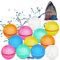 WS WorlsTrend Globos de Agua Reutilizables - Bolas de Agua Recargables Magneticas de Llenado Rápido para Niños y Adultos - Juegos de Verano en el Jardín - Piscina - Playa y Fiestas Acuáticas.