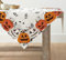 Artoid Mode Kürbisse Spinnennetz Jack-o-Laterne Halloween Tischdecke, Tischwäsche Küche Tisch Dekoration Drinnen Urlaub Party Dekor 85x85 cm