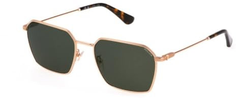 Police Unisex SPLL84 Sunglasses, Shiny, Total, Rose Gold, 56