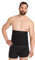 FINN Kompressions-Gürtel Herren - Figurformende Shapewear Bauchbinde aus Baumwolle - Starker Body-Shaper für Männer mit Bauchweg-Effekt Schwarz XXL
