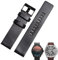 AXPTI Kuh-Lederband für Diesel Armband DZ7312 | DZ4323 | DZ7257 mit Edelstahl-Dornschließe, 24 26 27 28 30 mm flaches Band, 32 mm, Achat