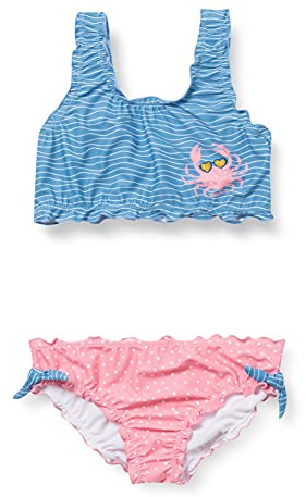 Playshoes Mädchen UV-Schutz Bikini Badeanzug Schwimmanzug Badebekleidung, Krebs, 134/140