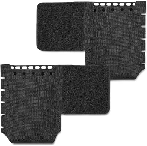ACETAC Flex Expander Wing Pouch for Chest Rig, Compatible with Spiritus Systems Micro MK4/MK5 Haley Strategic D3CR Placard (Black)