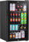 85L Under Counter Wine Beer Drinks Fridge Cooler - Glass Front 110x 330ml Cans