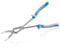 SPEEDWOX Pince à Bec Long 33 cm à Double Articulation Courbée - Pivot à 90° - Matériau Double - Longue Portée - Bec Aiguille - Action Composée