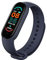 M6 Smartwatch Fitness Tracker Con Frequenza Cardiaca Pressione Sanguigna Monitoraggio Del Sonno Pedometro Calorie Fotocamera Remota E Altro, Ip67 Impermeabile Bluetooth Smart Band (Blu scuro)