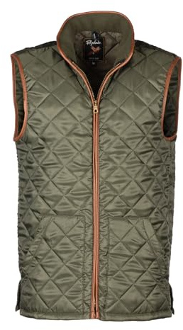Rydale Mens Quilted Gilet Gents Diamond Quilt Waistcoat Country Bodywarmer