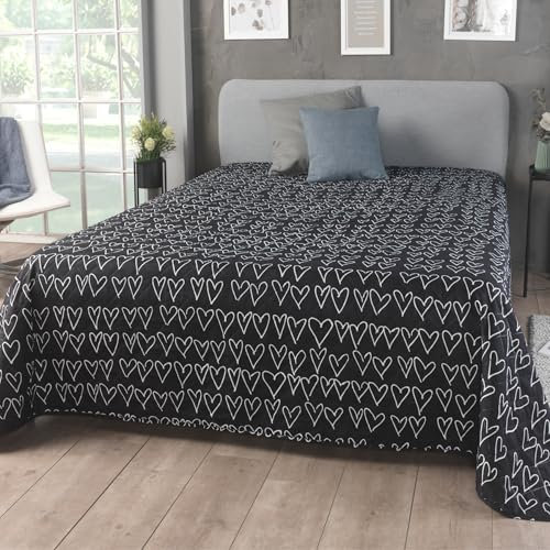 MALIKA® Tagesdecke 170x210 für Betten Überwurfdecke Bettüberwurf Tagesdecke Bett Sofaüberwurf Wohndecke Sofa