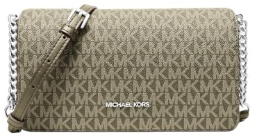 Michael Kors Jet Set Signature Logo Crossbody Bag Olive