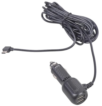 USB Car 5V3.5A 3.42 Meter Angle Type C Dash Cam with Cable Distribution & Device Dash Cam Charger Double USB Port Type C L Type Cable