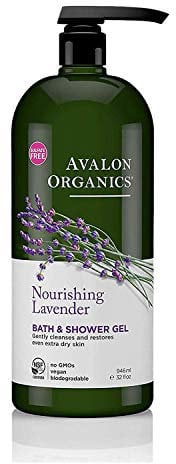 Avalon Organics Nourishing Lavender Bath & Shower Gel, 32 oz.