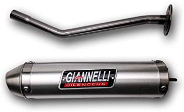 GIANNELLI SILENZIATORE HM CRE 50 '03/04 BAJA-DERAPAGE SIX OMOLOGATA CEE E13 0246 IN ALLUMINIO