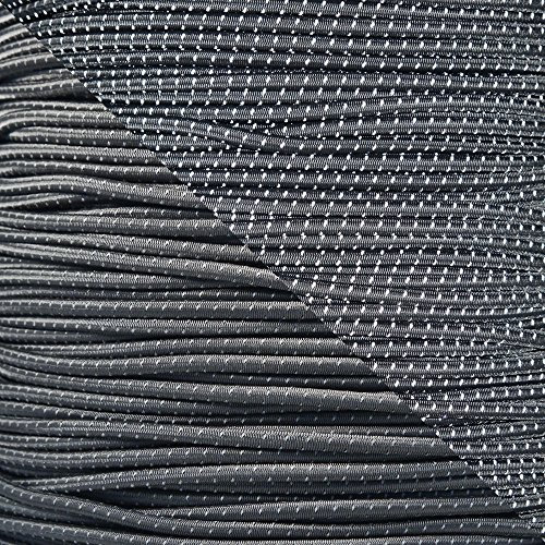 Reflective Shock Cord 1/8 Diameter Elastic Bungee Cord in & Lengths