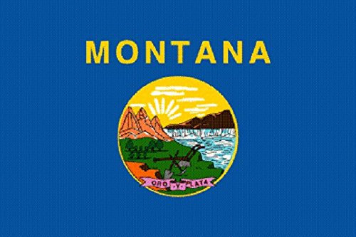 U24 Flagge Fahne Montana USA 90 x 150 cm