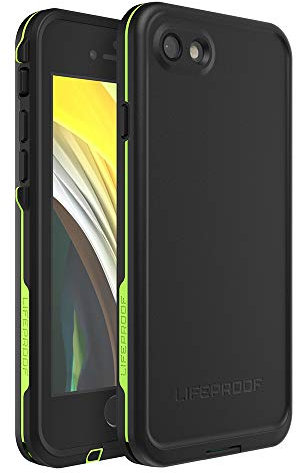 LifeProof Fre Case for iPhone 7/8/SE 2nd Gen/SE 3rd Gen, Waterproof (IP68), Shockproof, Dirtproof, Drop proof to 2 Meters, Sleek and Slim Protective Case with built in Screen Protector, Black