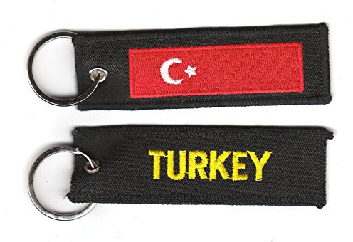 Schlüsselanhänger Türkei Anhänger Fahne Flagge NEU