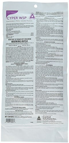 CSI Cyper WSP Cypermethrin Insecticide, Water-Soluble Packets 4ct (4 x .33oz)