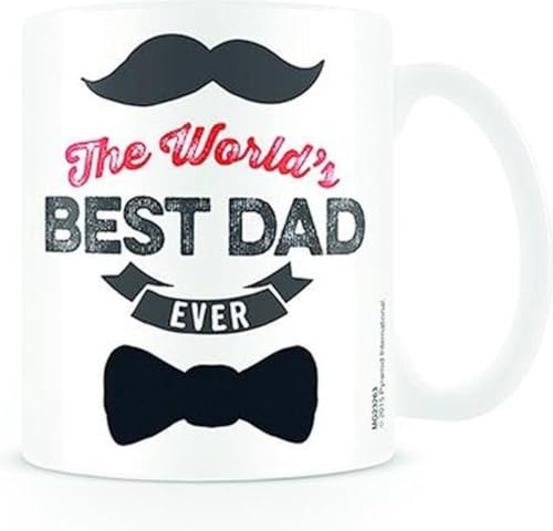 Pyramid International MG23263 Worlds Best Dad Keramikbecher, mehrfarbig, 8,5 x 12 x 10,5 cm