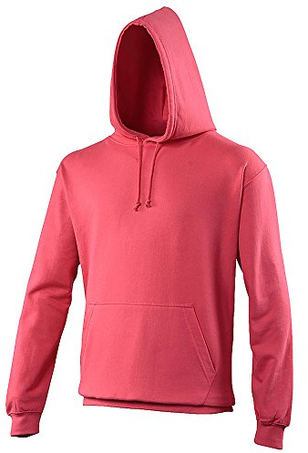 AWDis Men's College Hoodie, red (Lipstick red), Medium