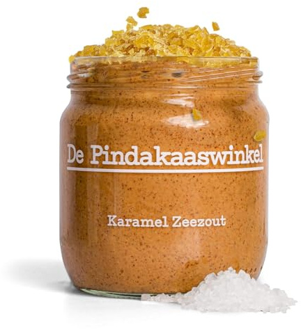 Det läckra jordnötssmör i åtta oemotståndliga smaker | Hållbar & 100 % naturligt jordnötsmör 420 ml (karamell havssalt). 3 krukor