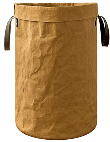 Amorar Aufbewahrungskorb Wäschekorb Sortierer Faltbar aus Dupont-Papier, Wäschesammler Wäschesack Haushalt Organizer Korb mit Griffe für Schlafzimmer Kleidung Kinder Spielzeug Aufbewahrungstasche