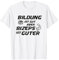Fitness Bizeps Muskeln Kleidung - Lustiger Spruch, Bildung ist gut aber Bizeps ist besser - Damen T-Shirt, Weiß, S, Halbarm, Klassisches T-Shirt