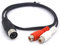 Audiokabel, 7-polig, DIN-Stecker auf 2 Cinch-Buchsen, für Bang & Olufsen, Naim, Quad-Stereo-Systeme 0.5 Meters 50 cm