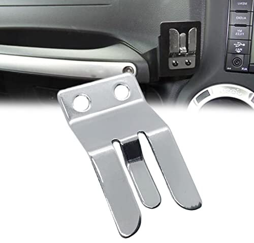 Marine Boat Edelstahl CB/Ham VHF 2-Wege Radio Mikrofon Clip Halter für RV Jet Yacht 2,5 cm x 1-7/8
