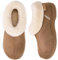 EverFoams Damen Hausschuhe aus Mikro-Wildleder, flauschig, mit Plüsch gefüttert, mit gemütlichem Memory-Schaum, hautfarben, 40/41 EU