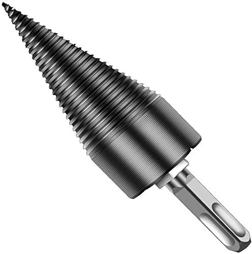 Brennholzspalter, Holzspalter, robuster Bohrer, Schraubkegelschrauber für Handbohrstab (Vierkantschaft)