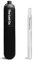 The Last Co. Reusable + Portable Telescopic Stainless Steel Straw with Keychain Case (Charcoal Black)