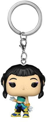 Funko POP! Keychain: Netflix Kpop Demon Hunters - Zoey | Offizieller Fanartikel und Merch - Schlüsselanhänger mit Mini Figur für Tasche und Rucksack - Wichtelgeschenk und Mitgebsel