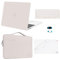 MOSISO Hülle Kompatibel mit MacBook Air 13 Zoll 2021 2020 2019 2018 M1 A2337/2179/1932, Hülle für MacBook Air M1 13,3 Zoll&Tasche&Tastaturschutz&Webcam Abdeckung&Displayschutzfolie,Stein Grau