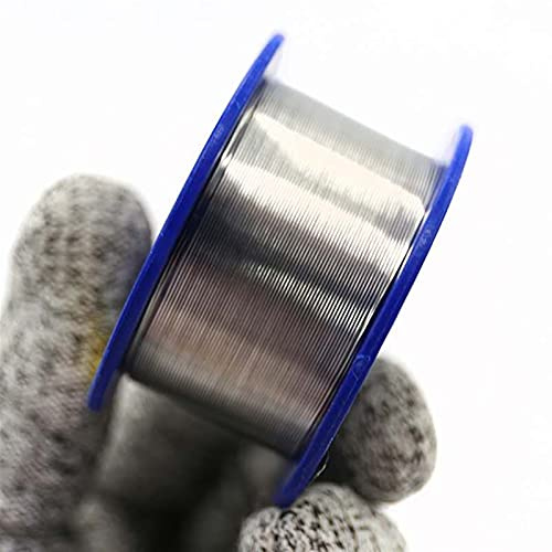Temhyu Solding-Fluss-Kolophonium-Kern-Lötdraht, 0,3/0,4/0,5/0,6/0,8/1,0/1,2 mm, Lötkabel mit niedriger Temperatur(0.6mm)
