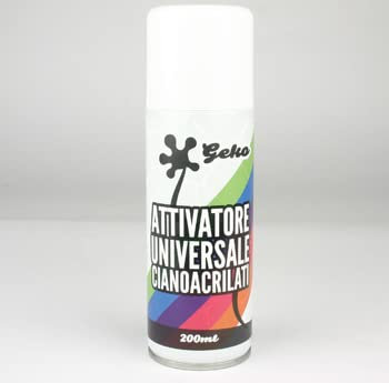 Geko Attivatore per cianoacrilato spray 200 ml