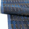 TOLKO Dekostoff Meterware Gardine Vorhang Tischdecke | 140cm breit | Blickdicht knitterarm mit eingewebtem Muster | Bekleidungsstoffe Dekostoffe Vorhangstoffe Stoffe zum Nähen Meterware Stoff (Blau)