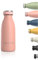 LARS NYSØM Gourde INOX 350ml | 0.35L Bouteille d’eau isolée | Gourde étanche pour Le Sport, la Bicyclette, Les Enfants (Blush Rose, 350ml)