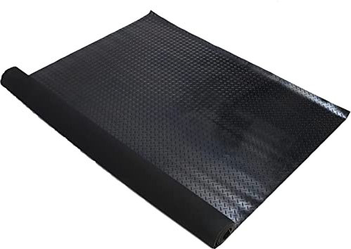 JIONET Tapis De Sol De Garage Tapis De Sol Antidérapants Tapis De Stationnement Tapis en Caoutchouc Diamant 16,5 X 3,3 Pieds Rouleaux De Sol for Atelier sous La Voiture (Size : 16.4 x 3.28 ft)
