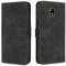 OKZone Kompatibel mit Samsung Galaxy J730/J7 2017 Hülle, Handyhülle Samsung J730/J7 2017, PU Leder Tasche Wallet Schutzhülle Flip Cover Klappbar Etui mit Magnet Kartenfach TPU Lederhülle (Schwarz)